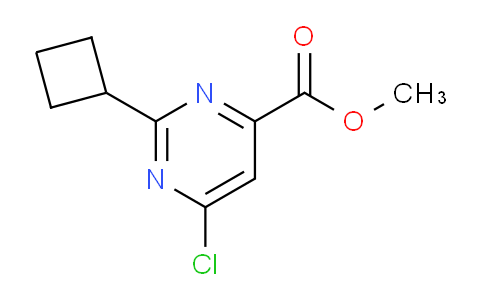 CAS No. 1707563-22-1, Methyl 6-chloro-2-cyclobutylpyrimidine-4-carboxylate