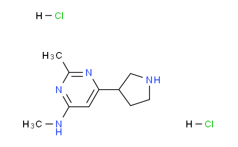 CAS No. 1361116-32-6, N,2-Dimethyl-6-(pyrrolidin-3-yl)pyrimidin-4-amine dihydrochloride