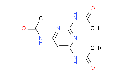CAS No. 874495-47-3, N,N',N''-(Pyrimidine-2,4,6-triyl)triacetamide