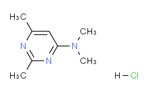 CAS No. 74091-50-2, N,N,2,6-Tetramethylpyrimidin-4-amine hydrochloride