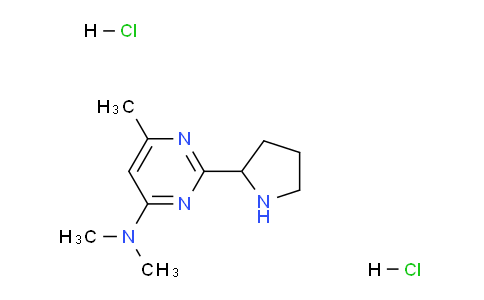 CAS No. 1361112-22-2, N,N,6-Trimethyl-2-(pyrrolidin-2-yl)pyrimidin-4-amine dihydrochloride