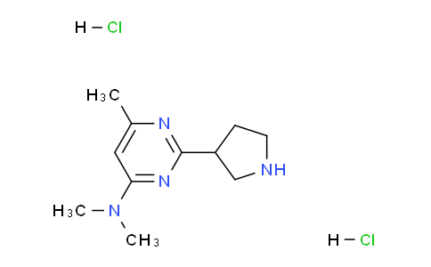 CAS No. 1361114-89-7, N,N,6-Trimethyl-2-(pyrrolidin-3-yl)pyrimidin-4-amine dihydrochloride