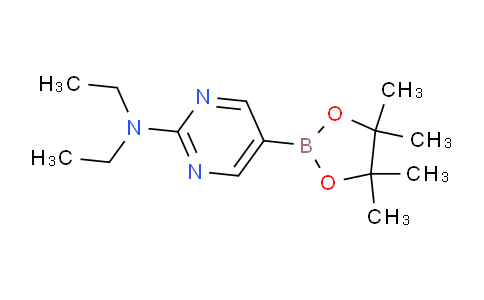 CAS No. 1218791-45-7, N,N-Diethyl-5-(4,4,5,5-tetramethyl-1,3,2-dioxaborolan-2-yl)pyrimidin-2-amine