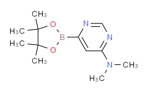 CAS No. 1704065-76-8, N,N-dimethyl-6-(4,4,5,5-tetramethyl-1,3,2-dioxaborolan-2-yl)pyrimidin-4-amine
