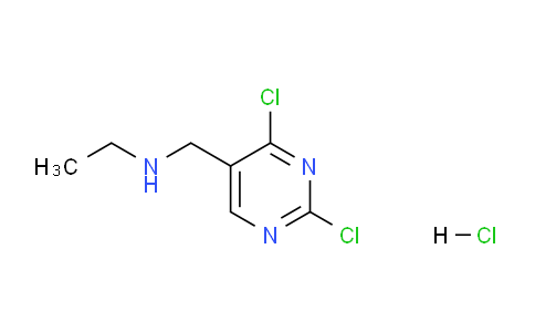 CAS No. 1417794-47-8, N-((2,4-Dichloropyrimidin-5-yl)methyl)ethanamine hydrochloride