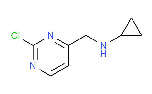CAS No. 1289386-31-7, N-((2-Chloropyrimidin-4-yl)methyl)cyclopropanamine
