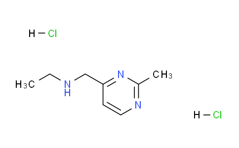 CAS No. 1332530-55-8, N-((2-Methylpyrimidin-4-yl)methyl)ethanamine dihydrochloride