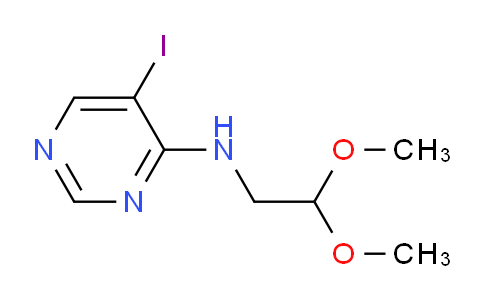 CAS No. 1695374-63-0, N-(2,2-Dimethoxyethyl)-5-iodopyrimidin-4-amine