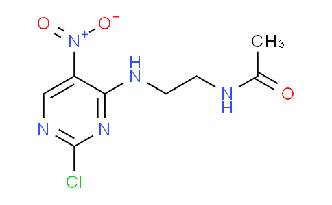 CAS No. 1068607-13-5, N-(2-((2-Chloro-5-nitropyrimidin-4-yl)amino)ethyl)acetamide