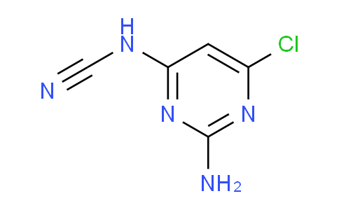 CAS No. 1255147-20-6, N-(2-Amino-6-chloropyrimidin-4-yl)cyanamide