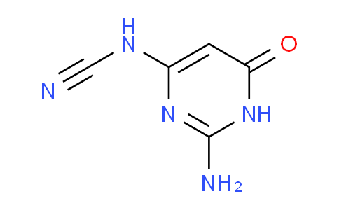 CAS No. 1255147-74-0, N-(2-Amino-6-oxo-1,6-dihydropyrimidin-4-yl)cyanamide