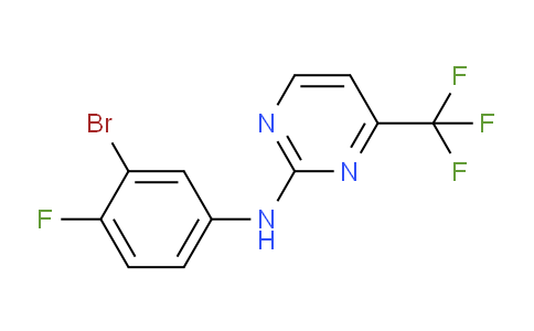 CAS No. 1312536-71-2, N-(3-Bromo-4-fluorophenyl)-4-(trifluoromethyl)pyrimidin-2-amine