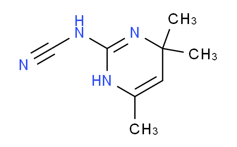 CAS No. 34658-58-7, N-(4,4,6-Trimethyl-1,4-dihydropyrimidin-2-yl)cyanamide