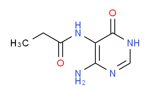 CAS No. 92001-51-9, N-(4-amino-6-oxo-1,6-dihydropyrimidin-5-yl)propionamide