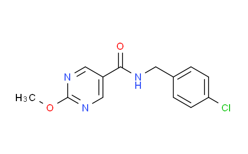 CAS No. 1358101-24-2, N-(4-Chlorobenzyl)-2-methoxypyrimidine-5-carboxamide