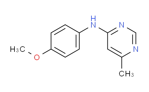 CAS No. 312507-33-8, N-(4-Methoxyphenyl)-6-methylpyrimidin-4-amine