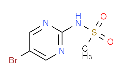 CAS No. 1242336-55-5, N-(5-Bromopyrimidin-2-yl)methanesulfonamide