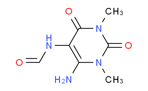CAS No. 7597-60-6, N-(6-Amino-1,3-dimethyl-2,4-dioxo-1,2,3,4-tetrahydropyrimidin-5-yl)formamide