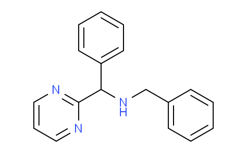 CAS No. 1161432-26-3, N-Benzyl-1-phenyl-1-(pyrimidin-2-yl)methanamine