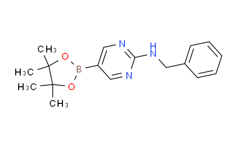 CAS No. 1218789-30-0, N-Benzyl-5-(4,4,5,5-tetramethyl-1,3,2-dioxaborolan-2-yl)pyrimidin-2-amine