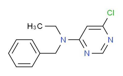 CAS No. 1219980-70-7, N-Benzyl-6-chloro-N-ethylpyrimidin-4-amine