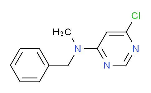 CAS No. 1220029-16-2, N-Benzyl-6-chloro-N-methylpyrimidin-4-amine