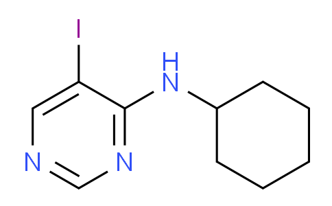 CAS No. 1520481-60-0, N-Cyclohexyl-5-iodopyrimidin-4-amine