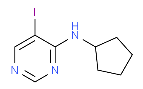 CAS No. 1363405-18-8, N-Cyclopentyl-5-iodopyrimidin-4-amine