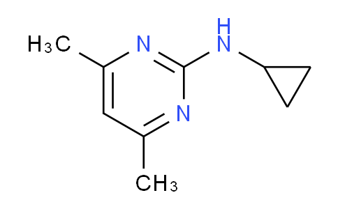 CAS No. 1154246-16-8, N-Cyclopropyl-4,6-dimethylpyrimidin-2-amine