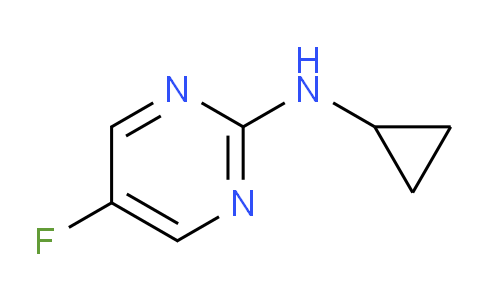 CAS No. 1289387-32-1, N-Cyclopropyl-5-fluoropyrimidin-2-amine