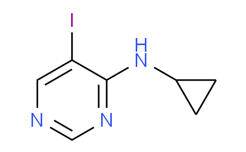 CAS No. 1356055-13-4, N-Cyclopropyl-5-iodopyrimidin-4-amine