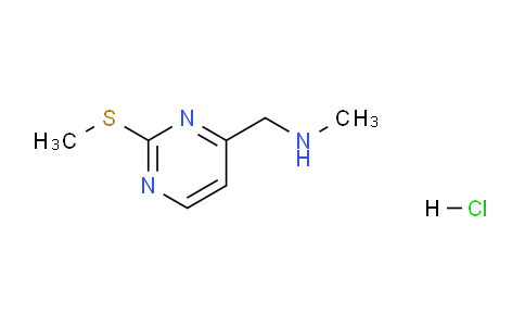 CAS No. 2044706-59-2, N-Methyl-1-(2-(methylthio)pyrimidin-4-yl)methanamine hydrochloride