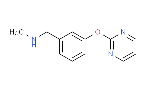 CAS No. 828242-93-9, N-Methyl-1-(3-(pyrimidin-2-yloxy)phenyl)methanamine