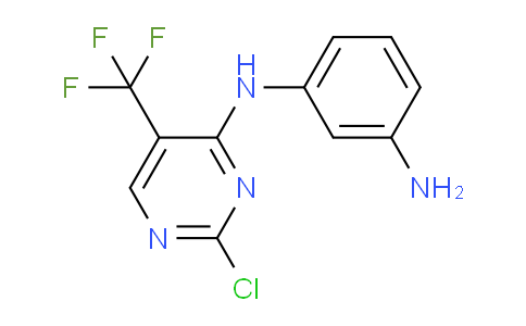 CAS No. 1374507-24-0, N1-(2-Chloro-5-(trifluoromethyl)pyrimidin-4-yl)benzene-1,3-diamine