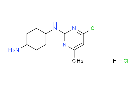 1289387-28-5 | N1-(4-Chloro-6-methylpyrimidin-2-yl)cyclohexane-1,4-diamine hydrochloride