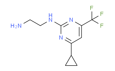CAS No. 869950-19-6, N1-(4-Cyclopropyl-6-(trifluoromethyl)pyrimidin-2-yl)ethane-1,2-diamine