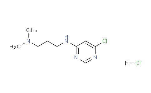 CAS No. 1220029-17-3, N1-(6-Chloropyrimidin-4-yl)-N3,N3-dimethylpropane-1,3-diamine hydrochloride