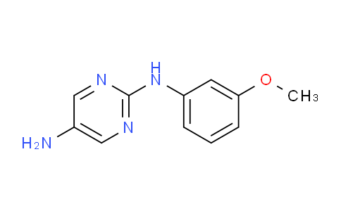 CAS No. 1249031-56-8, N2-(3-Methoxyphenyl)pyrimidine-2,5-diamine
