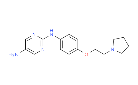 CAS No. 910904-67-5, N2-(4-(2-(Pyrrolidin-1-yl)ethoxy)phenyl)pyrimidine-2,5-diamine