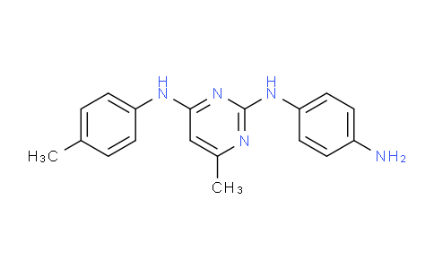 CAS No. 1706447-28-0, N2-(4-Aminophenyl)-6-methyl-N4-(p-tolyl)pyrimidine-2,4-diamine