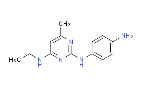 CAS No. 1706438-19-8, N2-(4-Aminophenyl)-N4-ethyl-6-methylpyrimidine-2,4-diamine