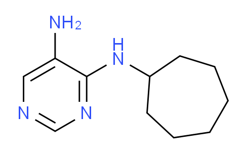 CAS No. 1540791-55-6, N4-Cycloheptylpyrimidine-4,5-diamine