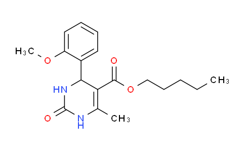 CAS No. 300799-32-0, Pentyl 4-(2-methoxyphenyl)-6-methyl-2-oxo-1,2,3,4-tetrahydropyrimidine-5-carboxylate
