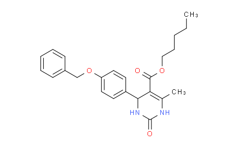 CAS No. 300799-38-6, Pentyl 4-(4-(benzyloxy)phenyl)-6-methyl-2-oxo-1,2,3,4-tetrahydropyrimidine-5-carboxylate