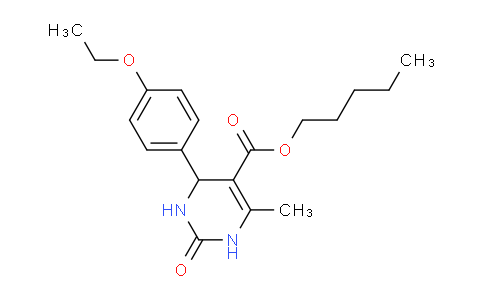 CAS No. 296262-62-9, Pentyl 4-(4-ethoxyphenyl)-6-methyl-2-oxo-1,2,3,4-tetrahydropyrimidine-5-carboxylate