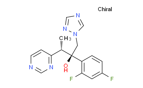 CAS No. 182369-73-9, rel-(2R,3S)-2-(2,4-Difluorophenyl)-3-(pyrimidin-4-yl)-1-(1H-1,2,4-triazol-1-yl)butan-2-ol