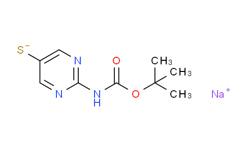 CAS No. 1956340-35-4, Sodium 2-((tert-butoxycarbonyl)amino)pyrimidine-5-thiolate