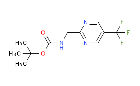 CAS No. 1240597-19-6, tert-Butyl ((5-(trifluoromethyl)pyrimidin-2-yl)methyl)carbamate