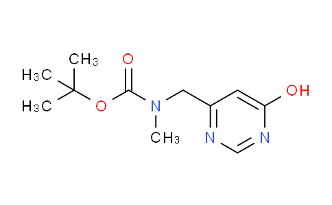 CAS No. 1630026-10-6, tert-Butyl ((6-hydroxypyrimidin-4-yl)methyl)(methyl)carbamate