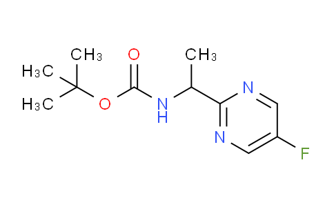 CAS No. 1824210-92-5, tert-Butyl (1-(5-fluoropyrimidin-2-yl)ethyl)carbamate